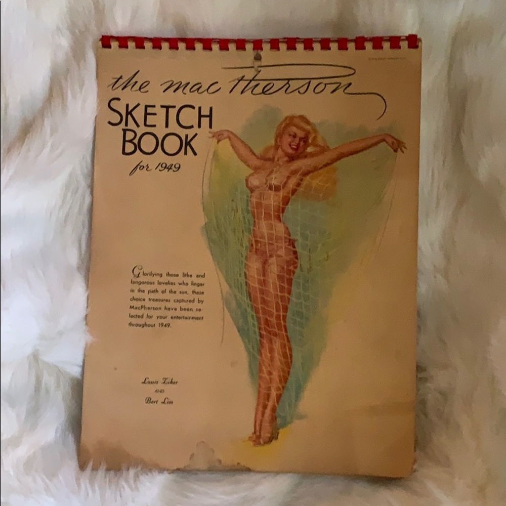 The MacPherson Sketch Book for 1949 Pinup Art